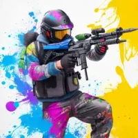 لعبة Paintball Attack 3D: حرب الألوان