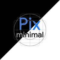 Pix-Minimal Black/White Icons