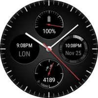 Wear Chronograph Watch Face